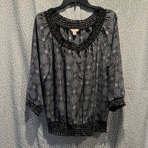 White Stag, grey & black, gypsy/tunic top. - Women’s
